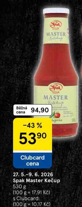 Spak Master Kečup, 530 g