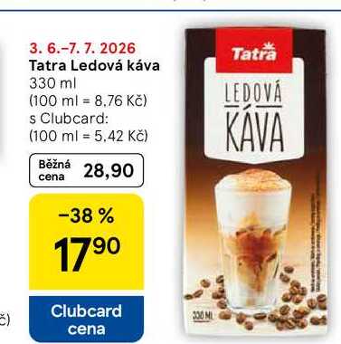 Tatra Ledová káva, 330 ml