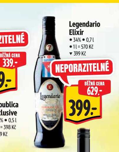  Legendario Elixir  0,7 l