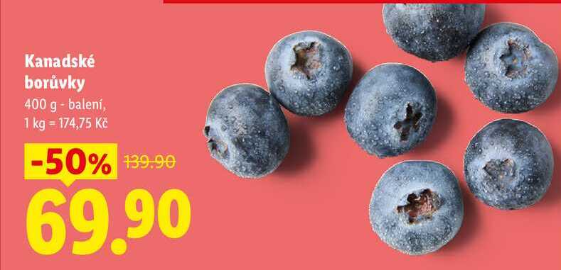 Kanadské borůvky, 400 g 