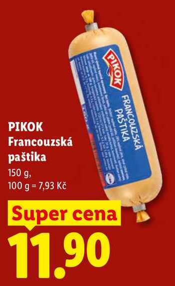 PIKOK Francouzská paštika, 150 g