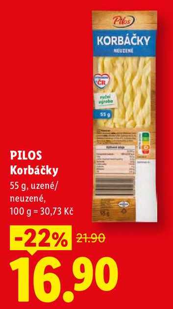 PILOS Korbáčky, 55 g