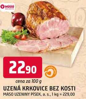 UZENÁ KRKOVICE BEZ KOSTI 100g