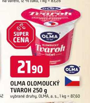 OLMA OLOMOUCKÝ TVAROH 250 g