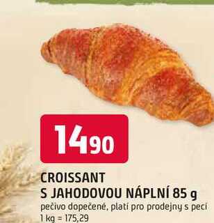 CROISSANT S JAHODOVOU NÁPLNÍ 85 g 
