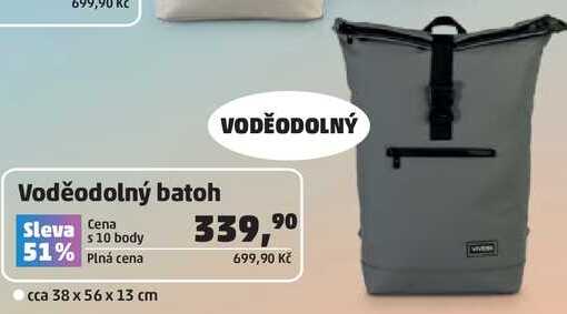 Voděodolný batoh