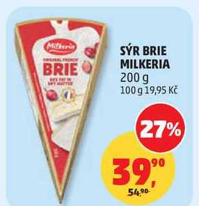 SÝR BRIE MILKERIA, 200 g 