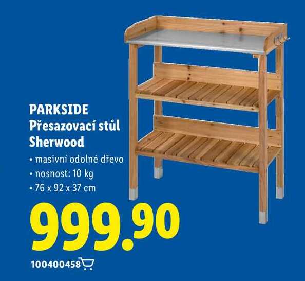 PARKSIDE Přesazovací stůl Sherwood