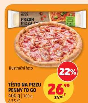 TĚSTO NA PIZZU PENNY TO GO, 400 g 