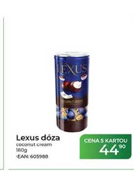Lexus dóza coconut cream 160g