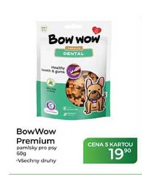 Bow Wow Premium pamlsky pro psy 60g