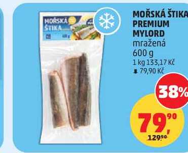 MOŘSKÁ ŠTIKA PREMIUM MYLORD mražená, 600 g 