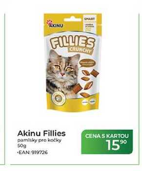 Akinu Fillies pamlsky pro kočky 50g