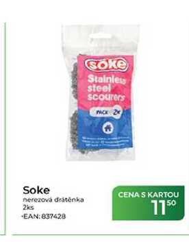 Soke nerezová drátěnka 2ks