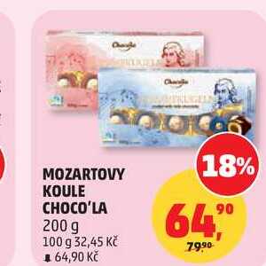MOZARTOVY KOULE CHOCO'LA, 200 g
