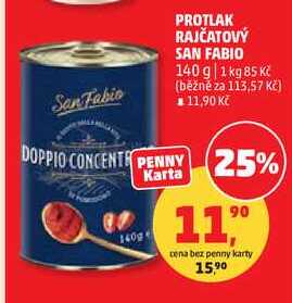PROTLAK RAJČATOVÝ SAN FABIO, 140 g 
