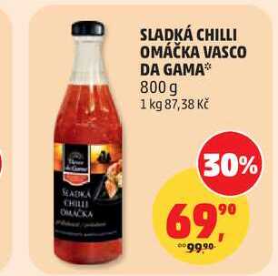SLADKÁ CHILLI OMÁČKA VASCO DA GAMA, 800 g 