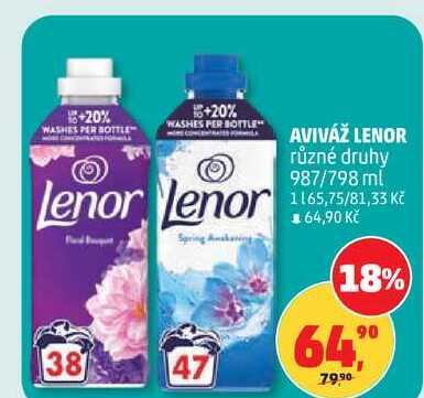 AVIVÁŽ LENOR různé druhy, 987/798 ml