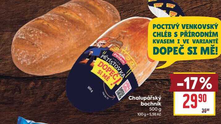 Chalupářský bochník 500 g 