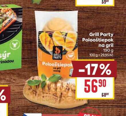 Grill Party Polooštiepok na gril 190 g 