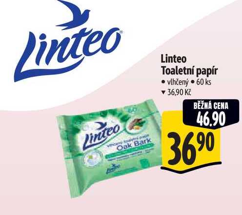 Linteo Toaletní papír vlhčený 60 ks