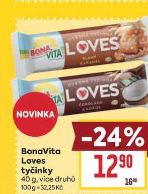 BonaVita Loves tyčinky 40 g