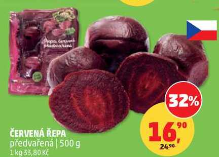 ČERVENÁ ŘEPA předvařená, 500 g  