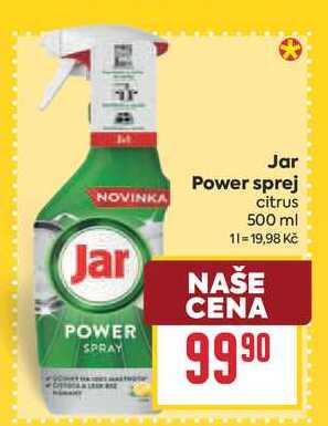 Jar Power sprej citrus 500 ml 