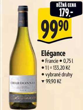 Elégance, Francie 0,75 l
