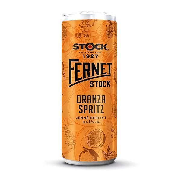 Fernet Stock Oranza Spritz RTD 6% v akci