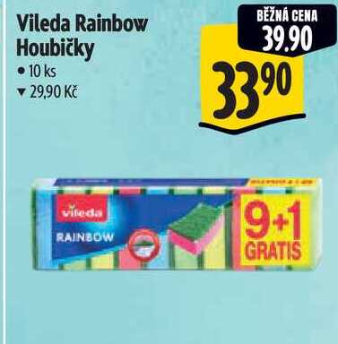 Vileda Rainbow Houbičky, 10 ks 