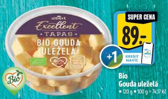 Bio Gouda uleželá, 120 g