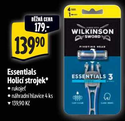 Essentials Holicí strojek