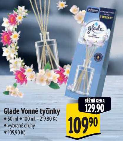 Glade Vonné tyčinky, 50 ml 