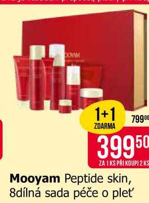 Mooyam Peptide skin, 8dílná sada péče o pleť 