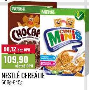 NESTLÉ CEREÁLIE 600g-645g  