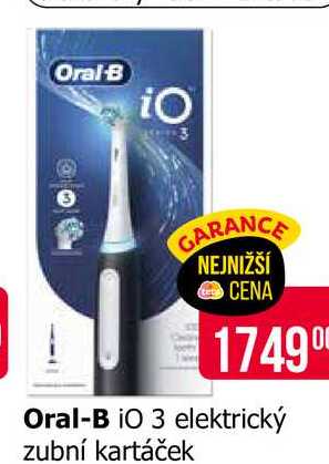 Oral-B iO 3 elektrický zubní kartáček