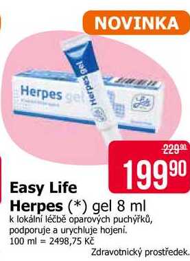 Herpes gel 8 ml 