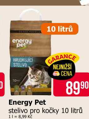 Energy Pet stelivo pro kočky 10 litrů 