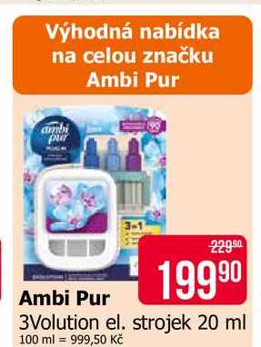  Ambi Pur 3Volution el. strojek 20 ml 