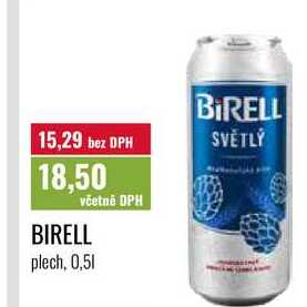 BIRELL plech, 0.51 