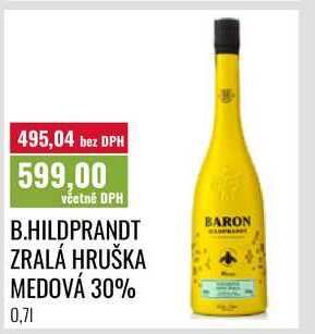 B.HILDPRANDT ZRALÁ HRUŠKA MEDOVÁ 30% 0,71 