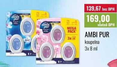 AMBI PUR koupelna 3x 8 ml  