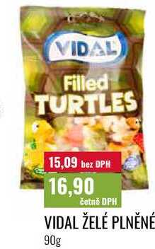 VIDAL ŽELÉ PLNĚNÉ 90g