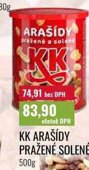 KK ARAŠÍDY PRAŽENÉ SOLENE 500g  