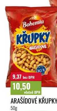 ARAŠÍDOVÉ KŘUPKY 50g 