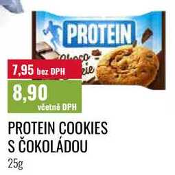 PROTEIN COOKIES S ČOKOLÁDOU 25g