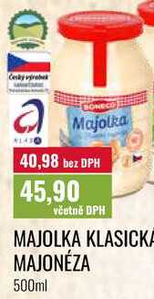MAJOLKA KLASICKA MAJONÉZA 500ml  