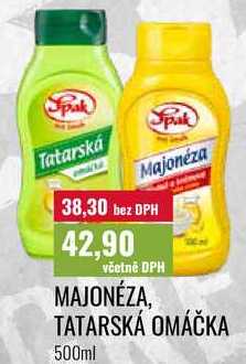 MAJONÉZA, TATARSKÁ OMÁČKA 500ml