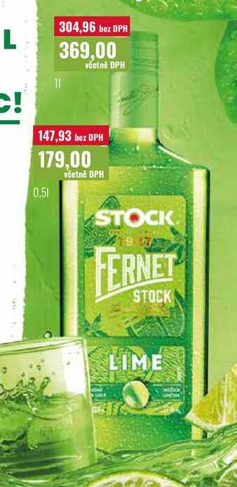 FERNET STOCK LIME 0,5l/1l